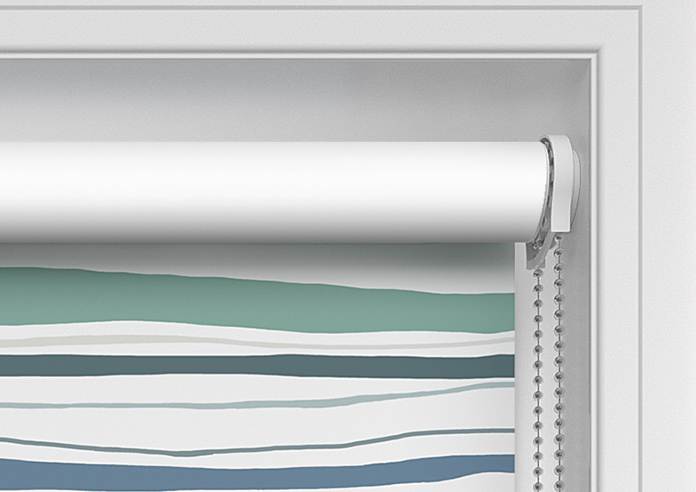 Seaside Waves, Green - Twist&Fit Roller Blind - Image 11